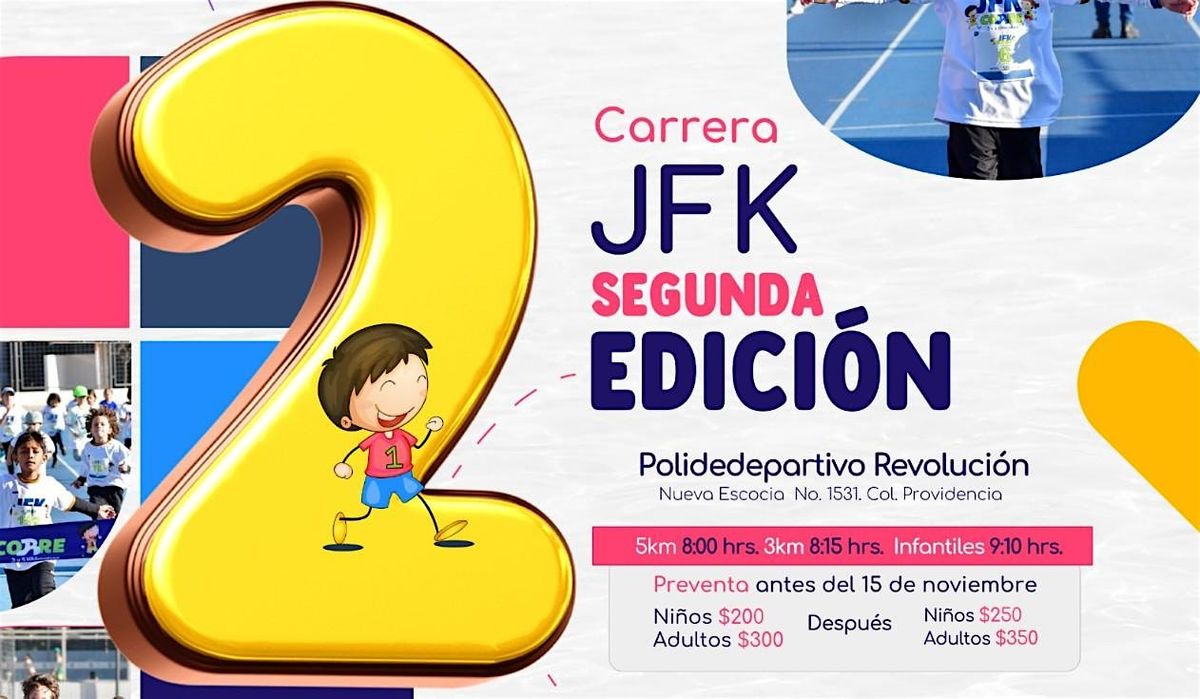 2da Carrera Familiar con causa John F. Kennedy, 8 February | Event in Guadalajara | AllEvents