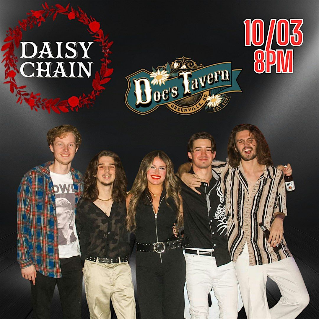 Daisy Chain- full band, 3 October | Event in Greenville | AllEvents