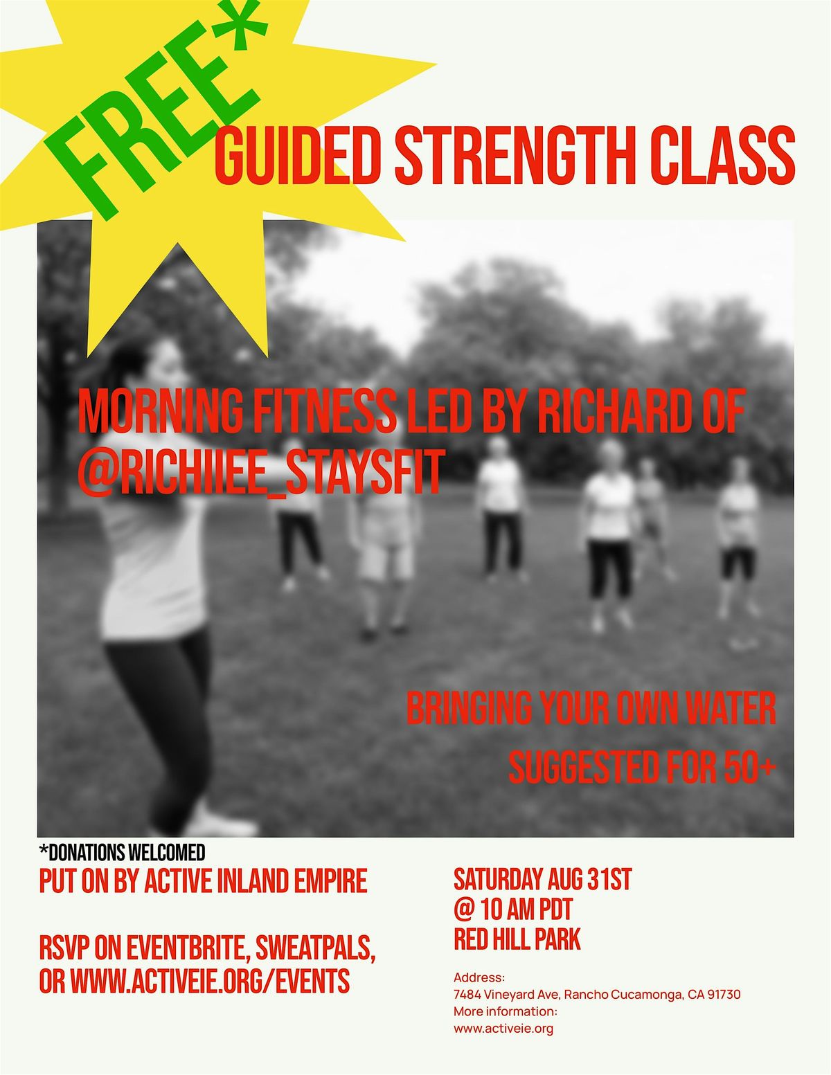 Active IE x Guided Strength, 30 August | Event in Rancho Cucamonga | AllEvents