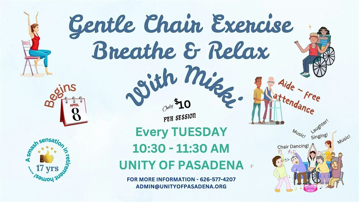Gentle Chair Exercise with Mikki | Event in Pasadena | AllEvents