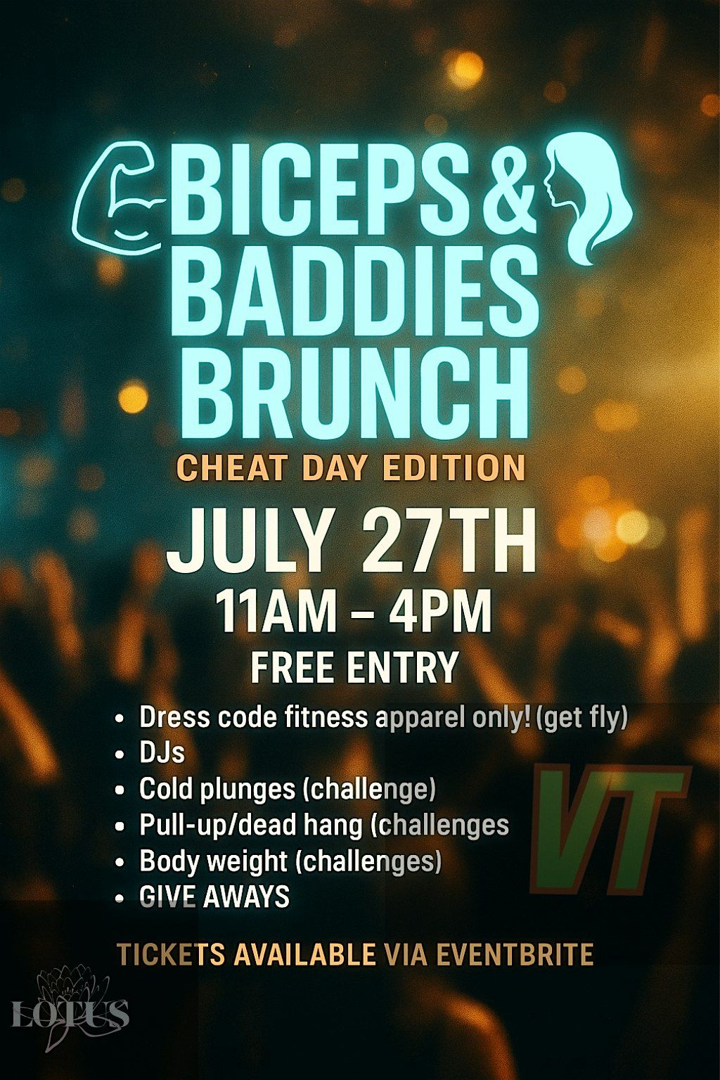 Biceps & Baddies Brunch, 27 July | Event in Passaic | AllEvents