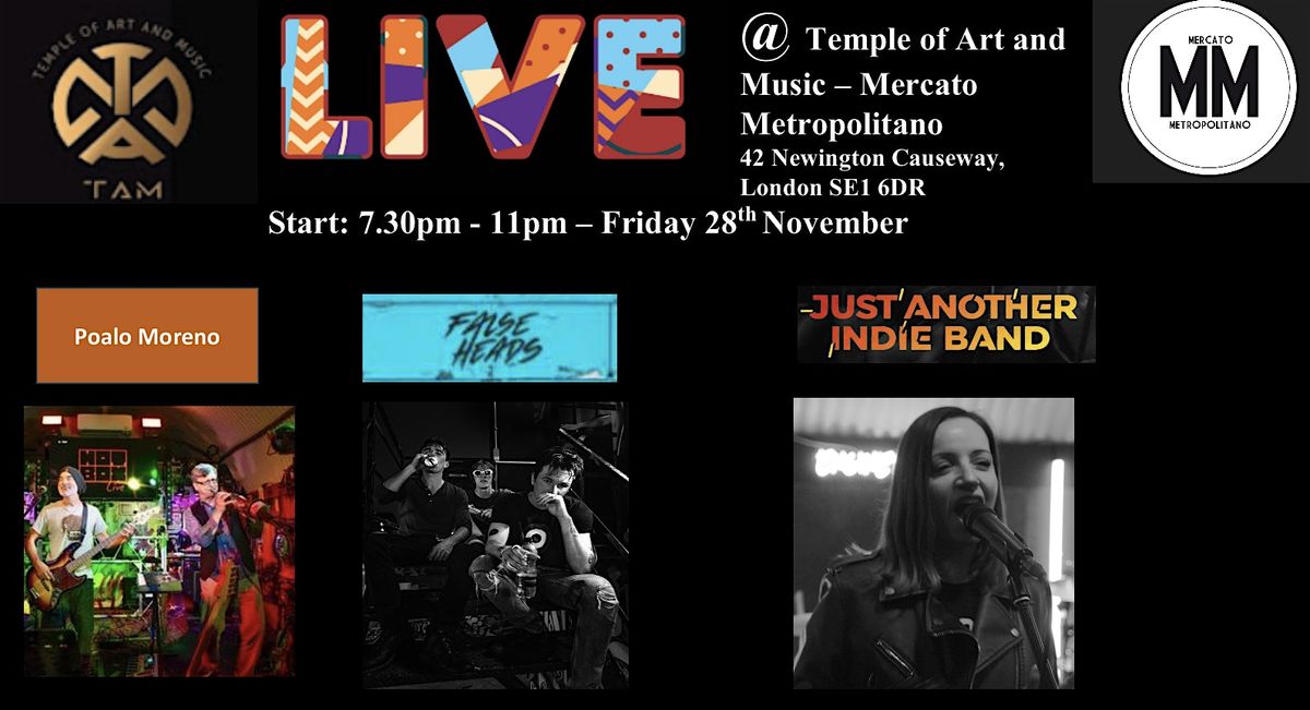 Three Bands • One Night: Indie Rock Takeover | Event in London | AllEvents