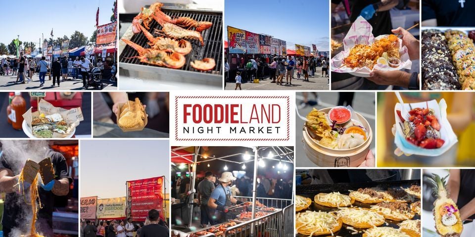 FoodieLand Night Market Sacramento September 13 Labor Day