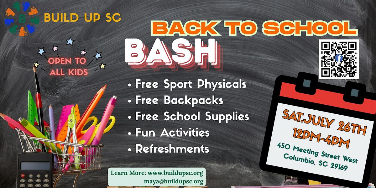 Back to School Bash, 26 July | Event in West Columbia | AllEvents