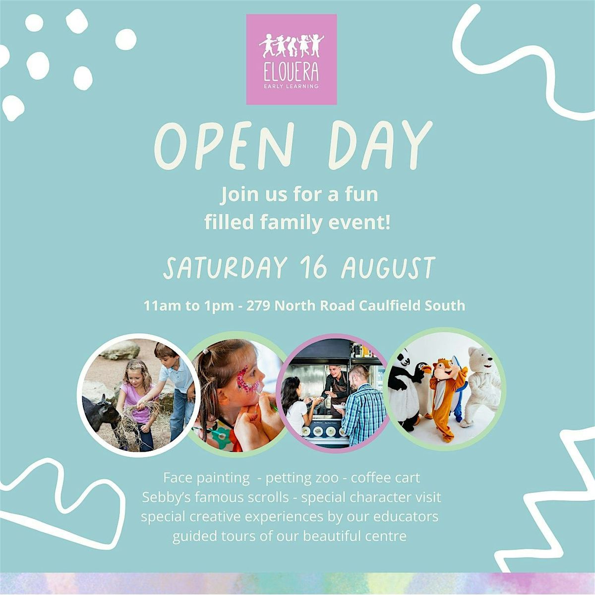 Elouera Early Leaning Open Day, 16 August | Event in Caulfield South | AllEvents