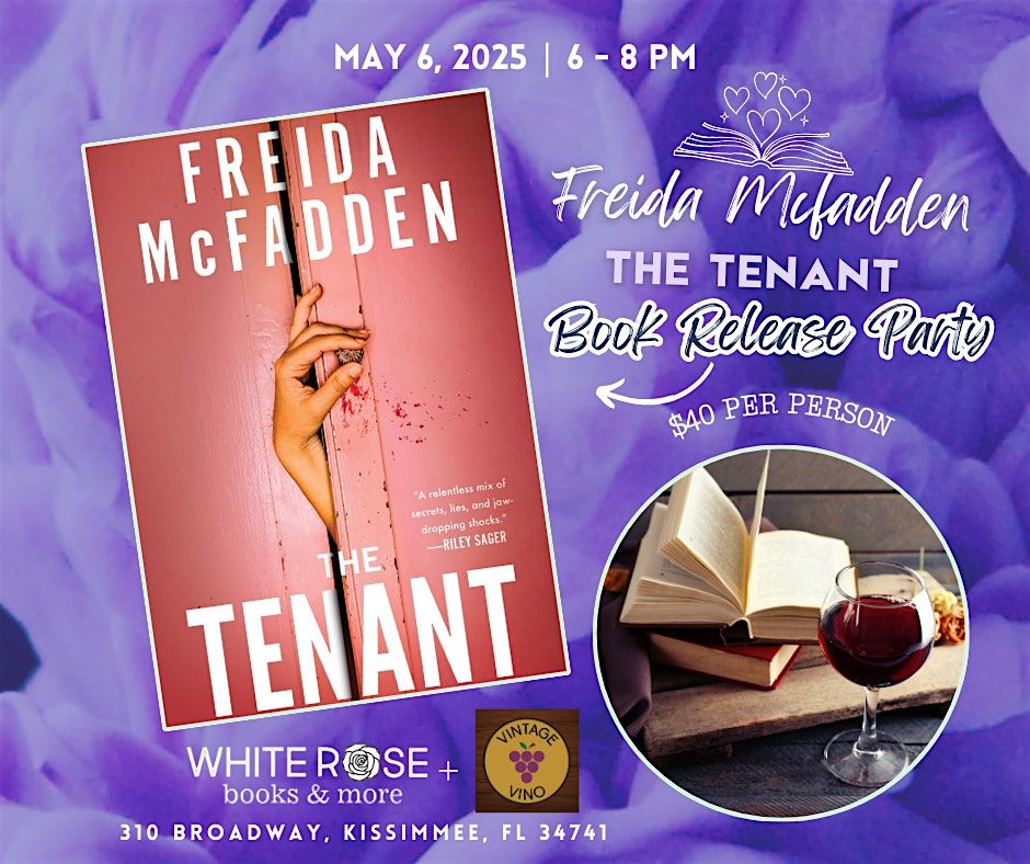 The Tenant by Frieda McFadden - Book Release Party | Event in Kissimmee | AllEvents