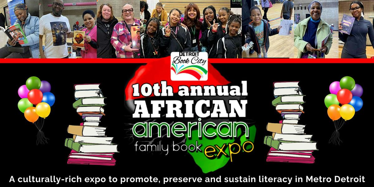 DBC's 10th Annual African American Family Book Expo & Read-In 2026, 21 February | Event in Detroit | AllEvents