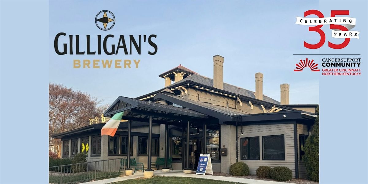 Gilligan's Brewery Give-Back Night benefiting Cancer Support Community, 27 August | Event in Cincinnati | AllEvents