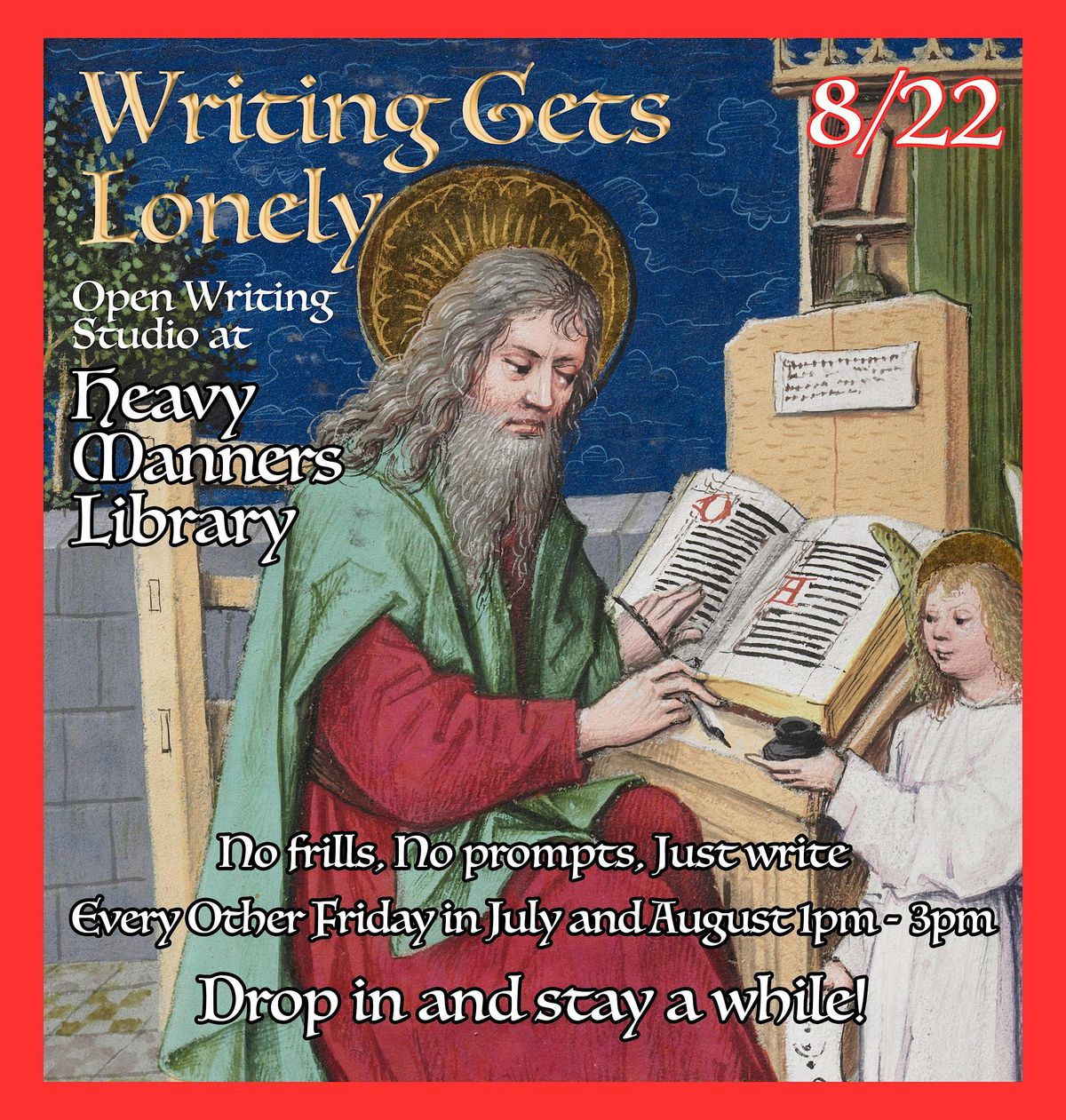 Writing Gets Lonely: Open Writing Studio (8/22), 22 August | Event in Los Angeles | AllEvents