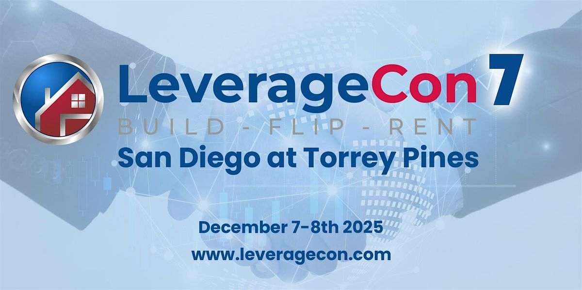 LeverageCon 7 - San Diego at Torrey Pines, 8 December | Event in San Diego | AllEvents