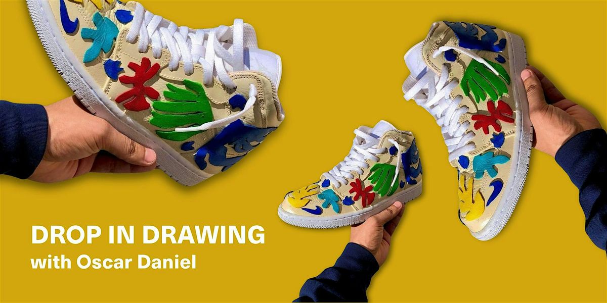Drop-in Drawing: Kit Out Your Kicks with Oscar Daniel, 19 July | Event in Long Beach | AllEvents