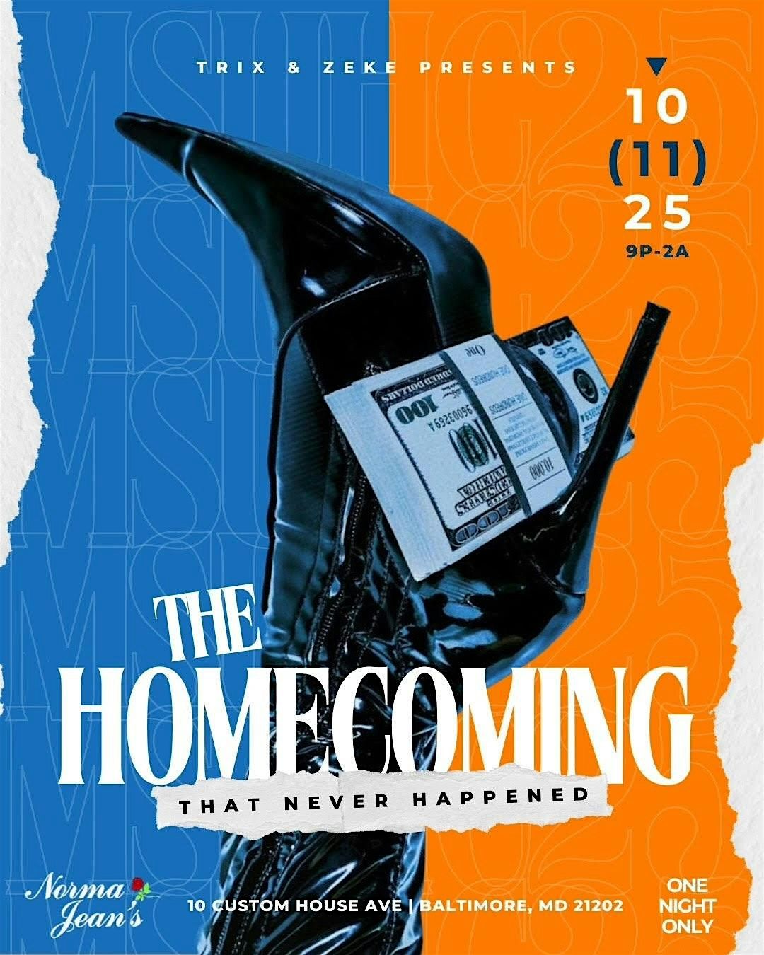 The Homecoming that Never Happened, 11 October | Event in Baltimore | AllEvents