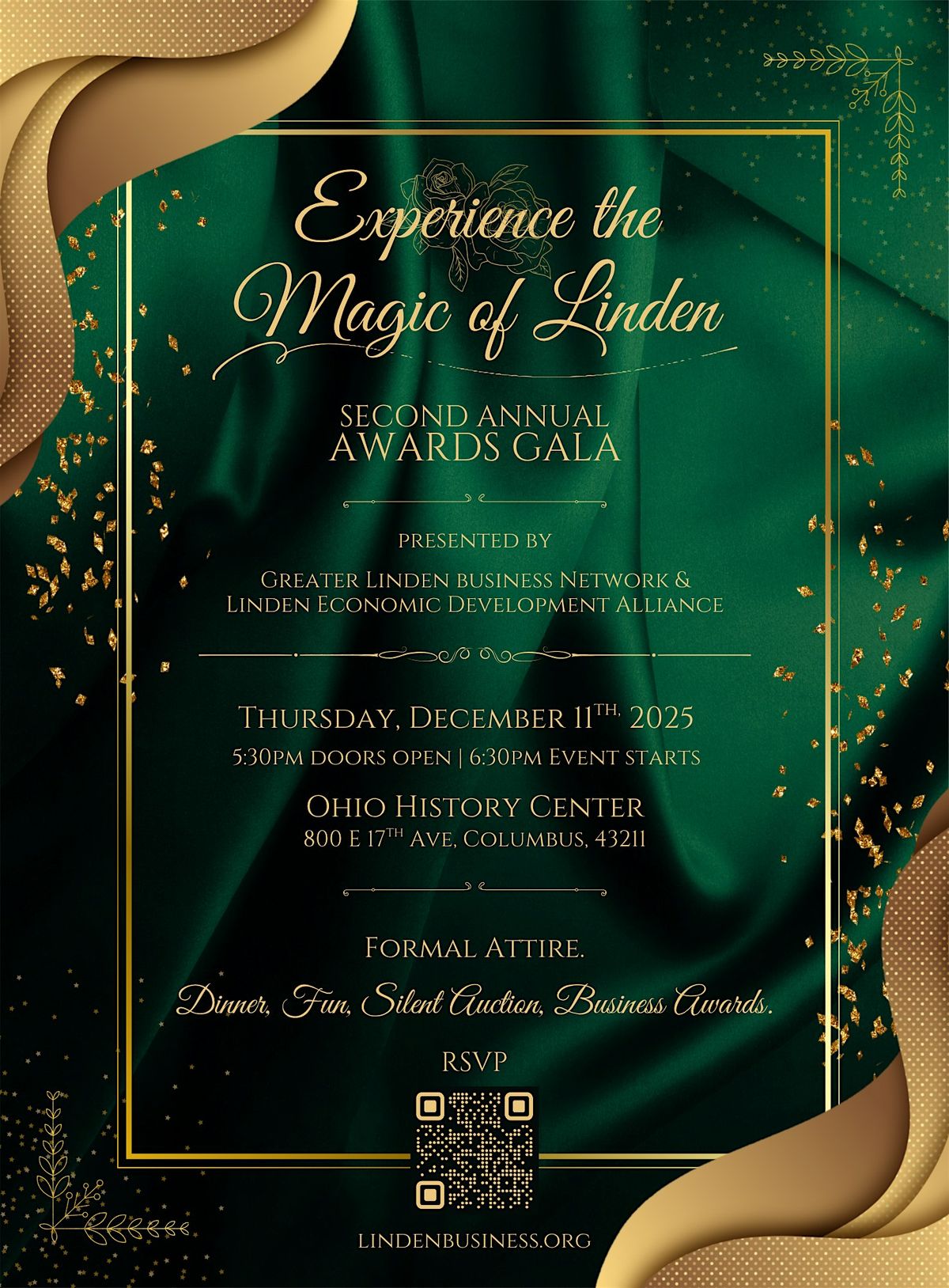 Experience the Magic of Linden: Business Awards Gala, 11 December | Event in Columbus | AllEvents