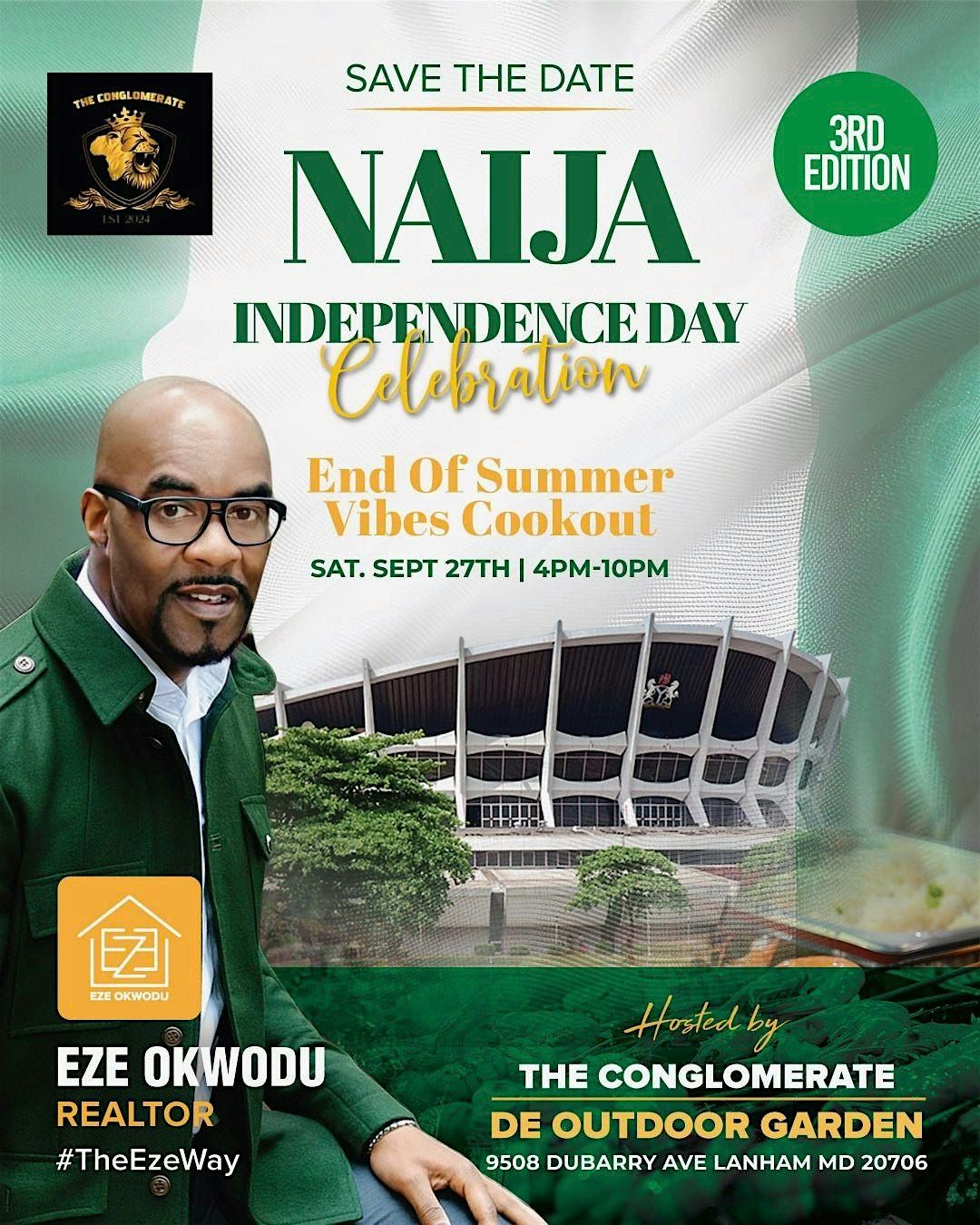 Naija Independence Day Celebration - End of Summer Vibes Cookout, 27 September | Event in Lanham | AllEvents