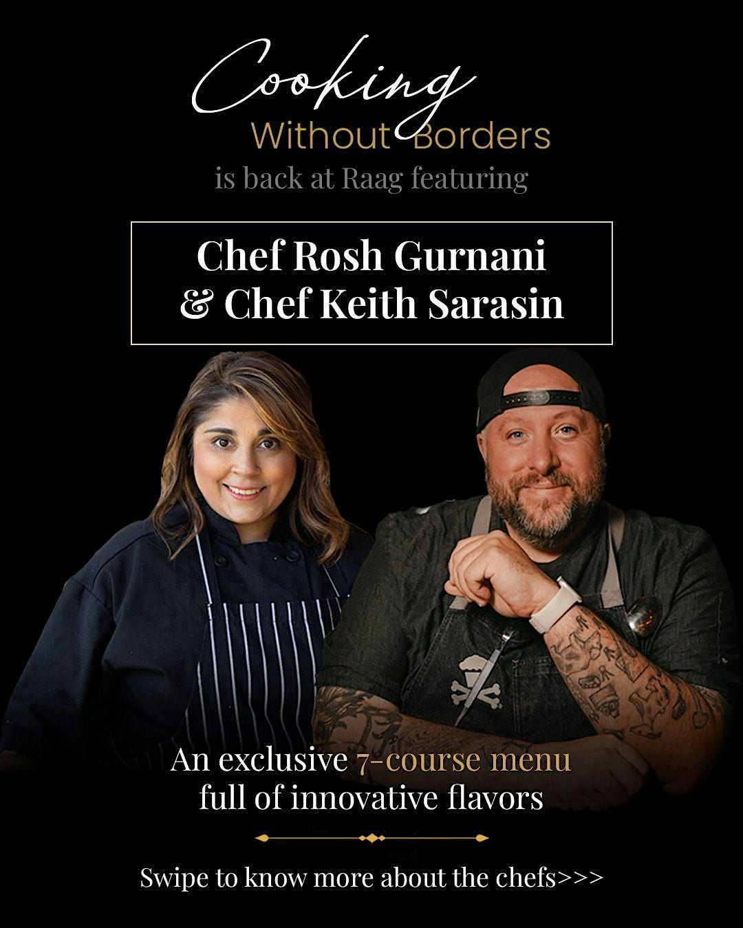 Chef Rosh & Chef Keith pop up dinner at Raag, 3812 W 50th St ...