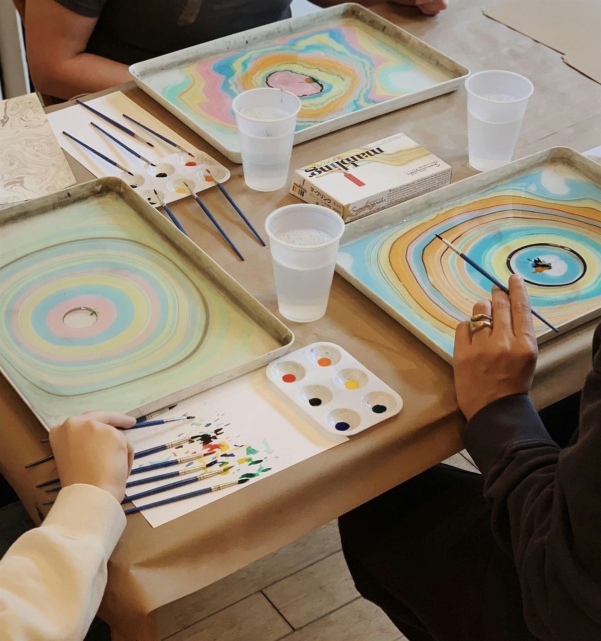 Suminagashi: Meditative Paper Marbling Workshop at Wolf Point Distilling, 28 August | Event in Chicago | AllEvents
