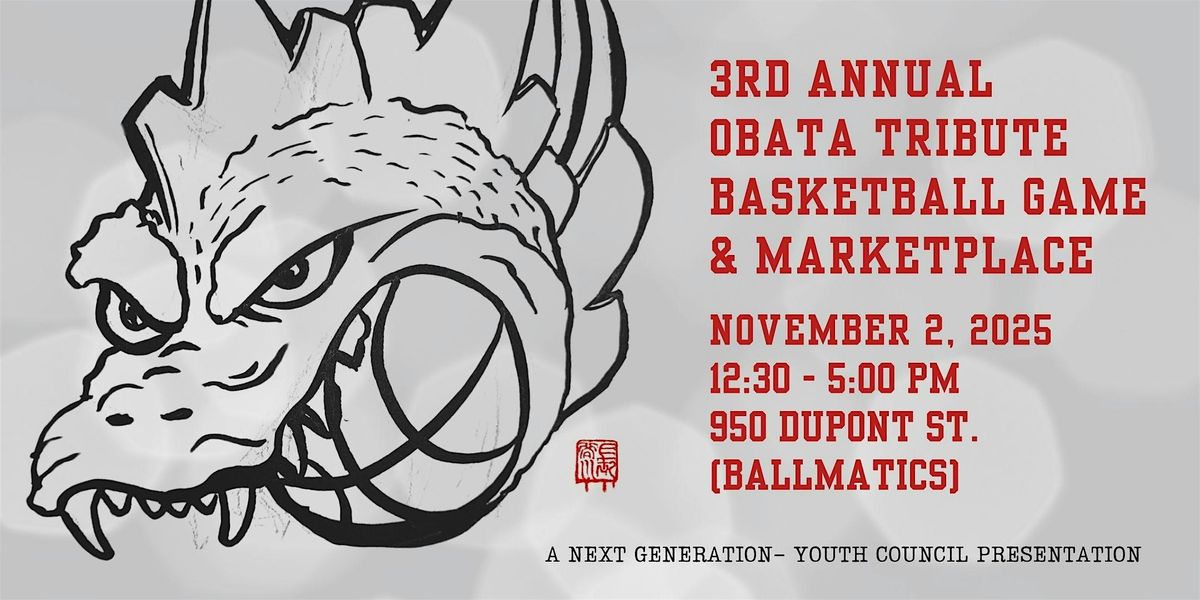 3rd Annual Roger Obata Tribute Game & Marketplace, 2 November | Event in Toronto | AllEvents