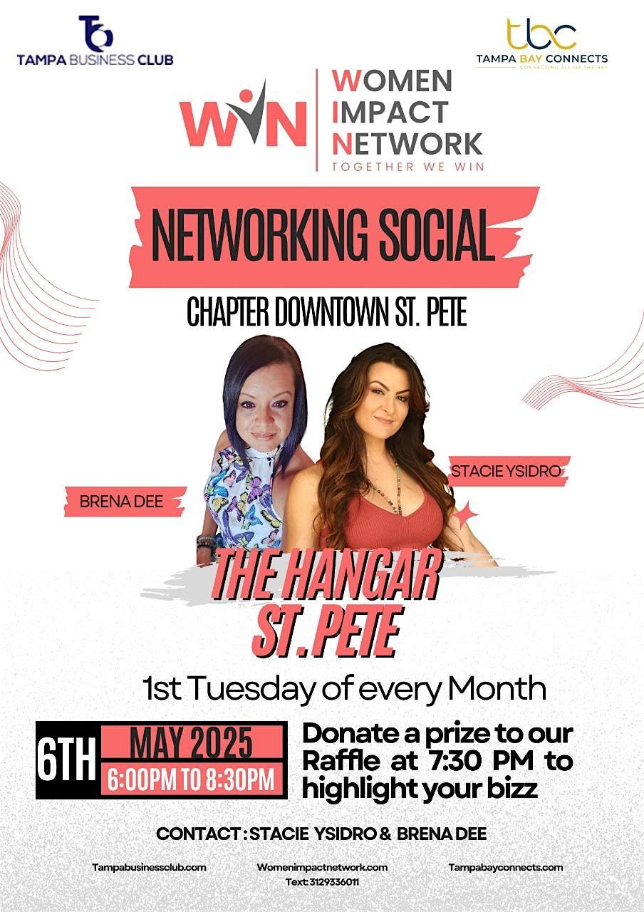 Women Impact Network Networking Social DTSP.  Free Admission, 6 May | Event in St. Petersburg | AllEvents