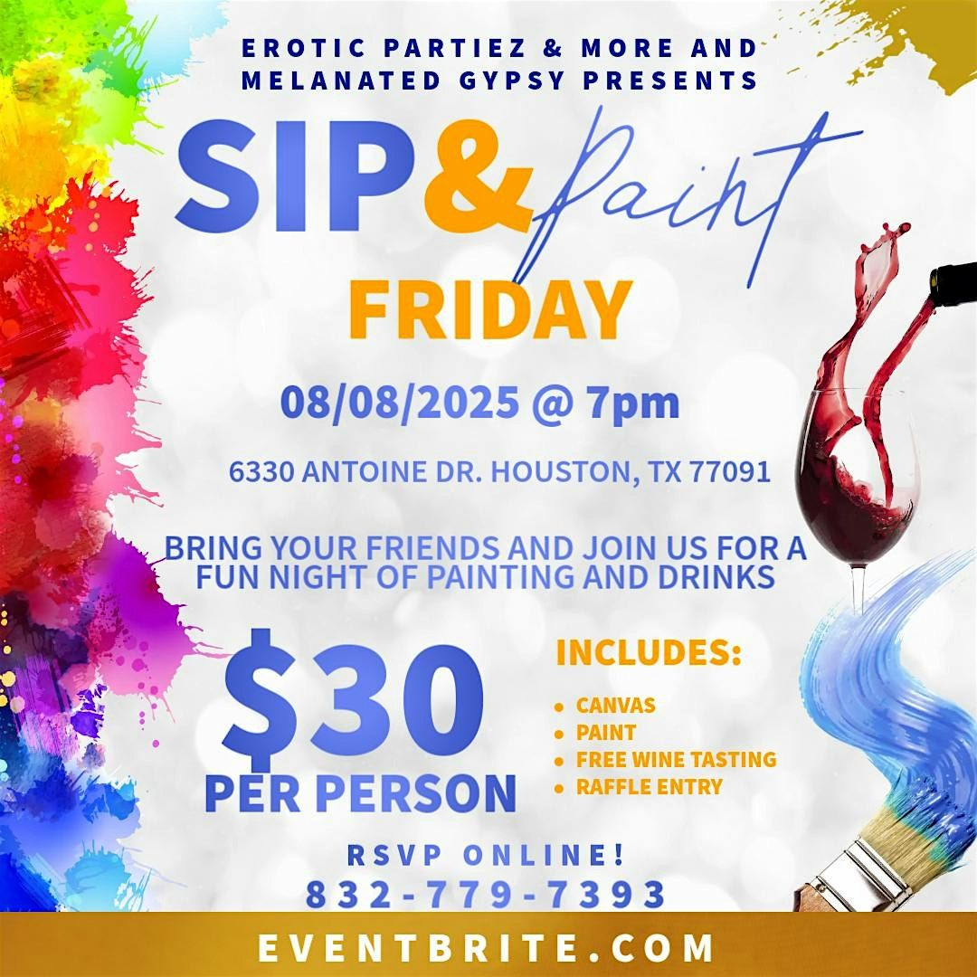 Sip & Paint, 8 August | Event in Houston | AllEvents