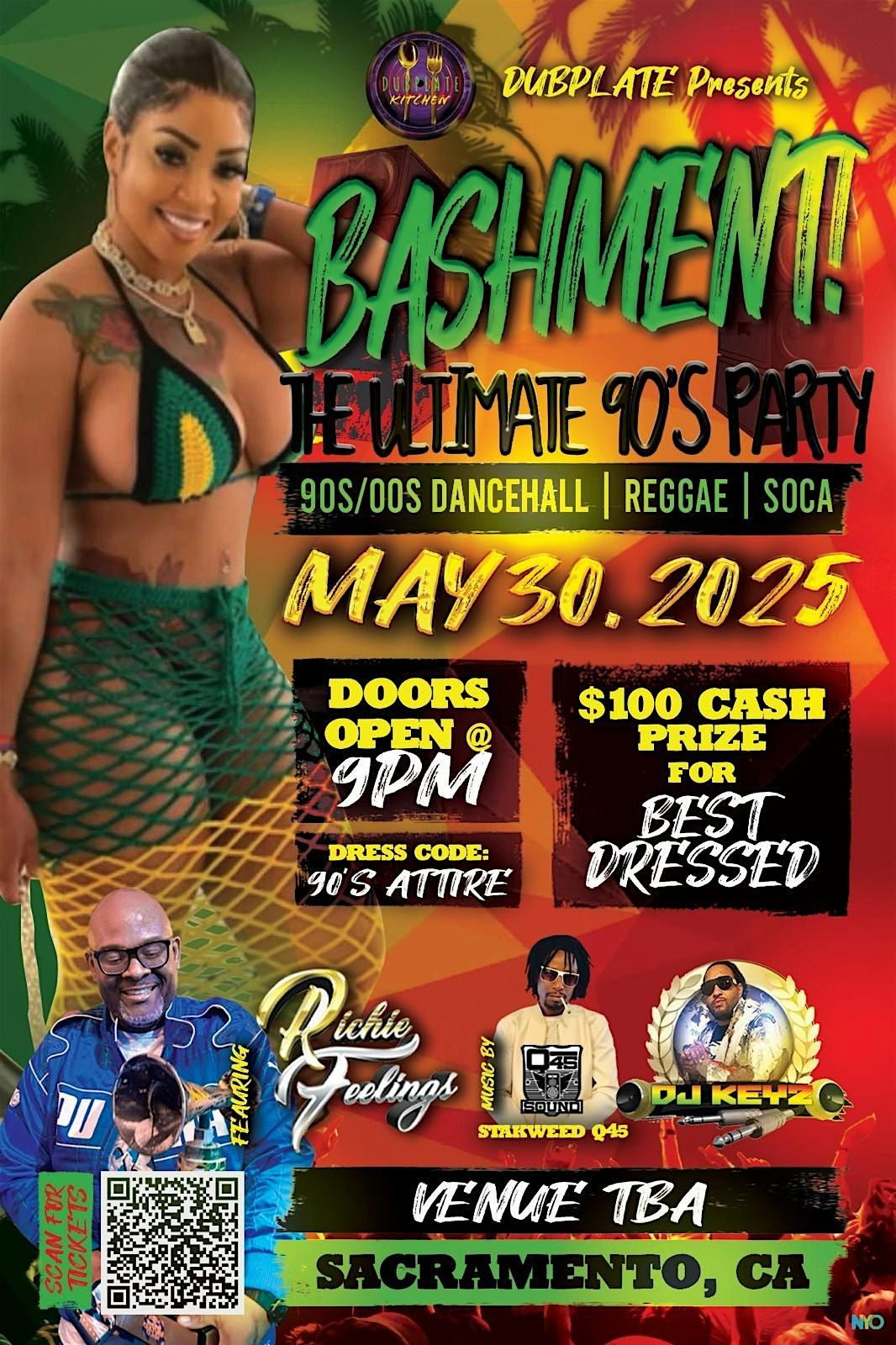 BASHMENT!!! 90s Dancehall Party, 30 May | Event in Sacramento | AllEvents
