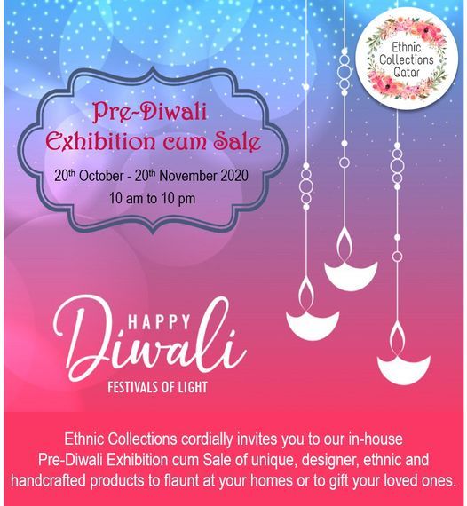 Pre Diwali Exhibition Al Dafna Doha 2 November