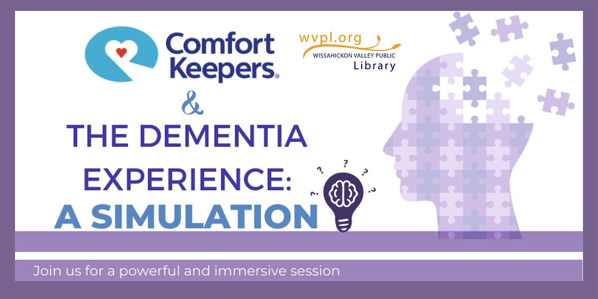 The Dementia Experience: a Simulation, 20 August | Event in Ambler | AllEvents