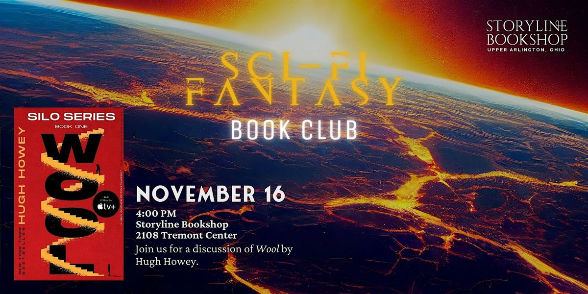 Sci-Fi Fantasy Book Club, 16 November | Event in Upper Arlington | AllEvents