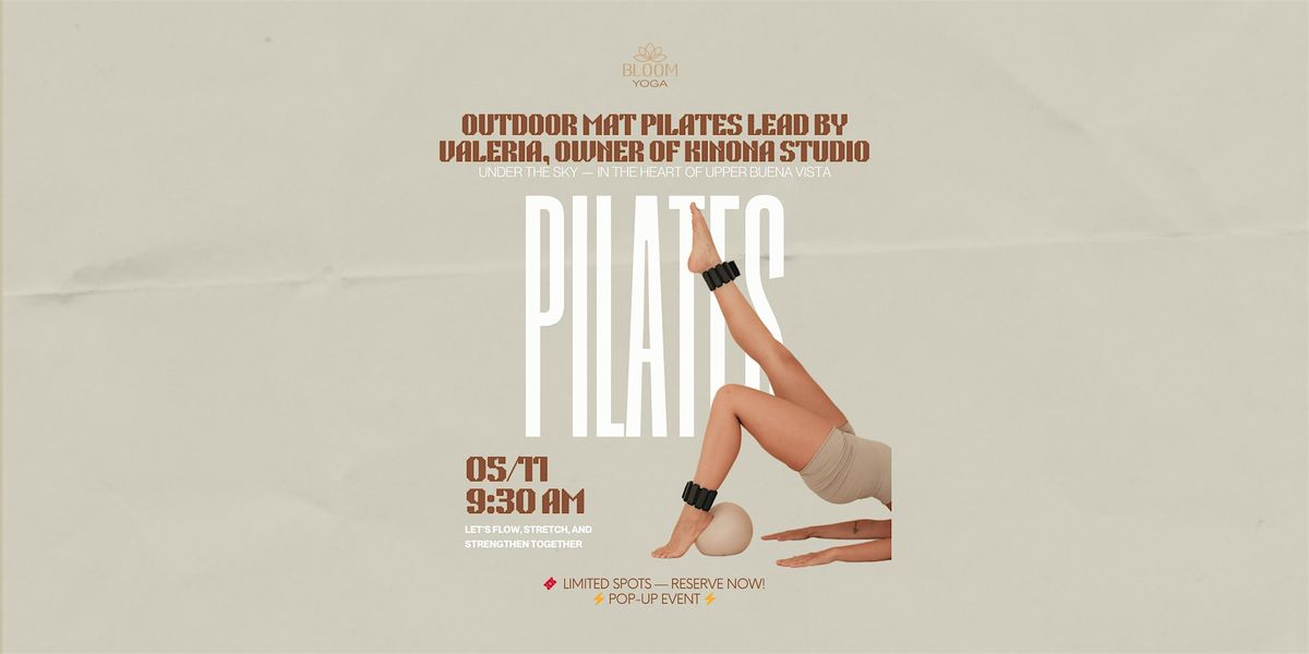 Outdoor Mat Pilates lead by Valeria, owner of Kinona Studio, 18 May | Event in Miami | AllEvents