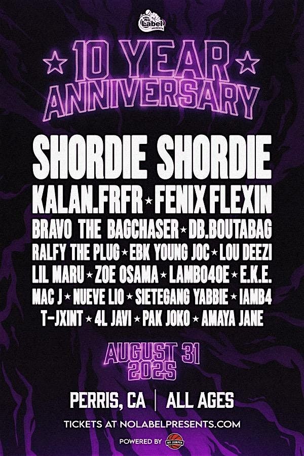 No Label Tour 10 Year Anniversary, 31 August | Event in Perris | AllEvents