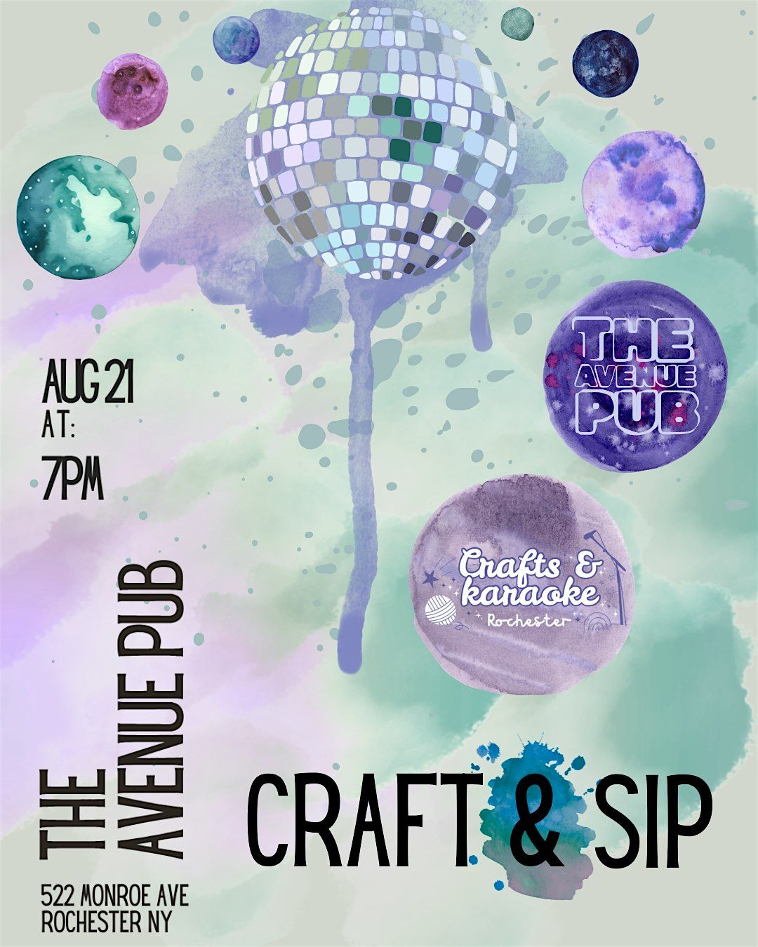 Craft & Sip Party at The Avenue Pub, 21 August | Event in Rochester | AllEvents