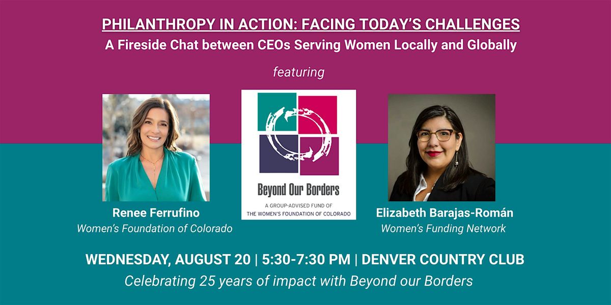 Philanthropy in Action: Facing Today’s Challenges, 20 August | Event in Denver | AllEvents