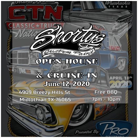 CTN Cruise In Presented By Shortys Custom Paint, 4909 Breezy Hill St, Midlothian, TX 760654311