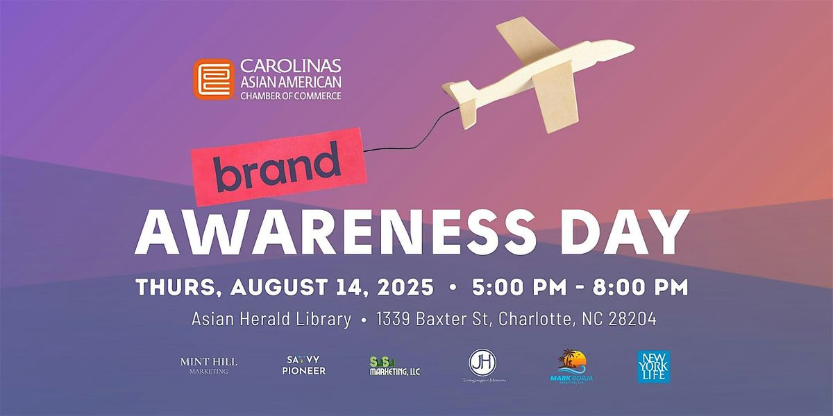 Brand Awareness Day, 14 August | Event in Charlotte | AllEvents
