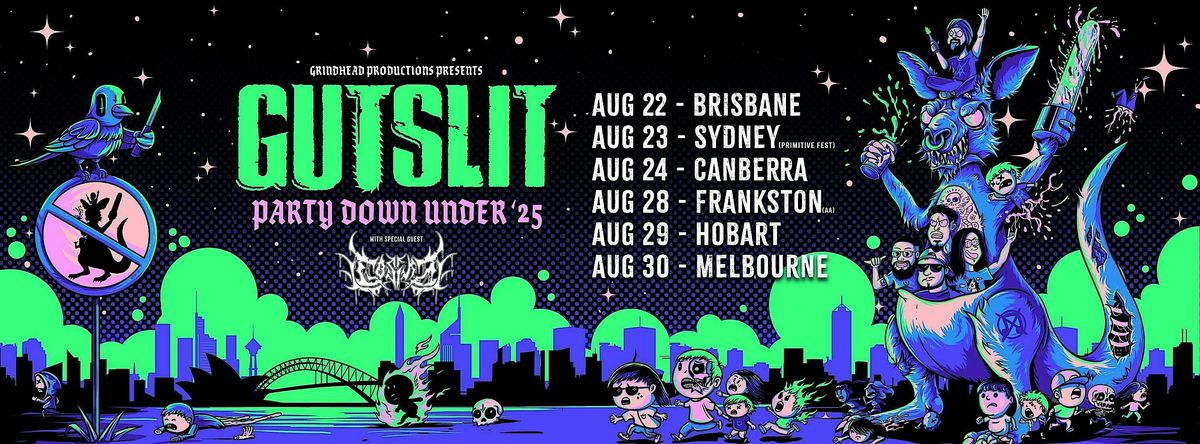 GUTSLIT - Australian Tour 2025, 22 August | Event in Annerley | AllEvents