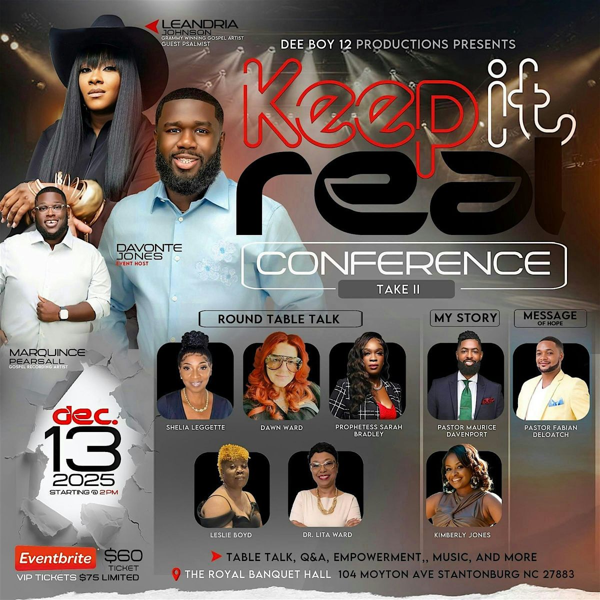 Keep It Real Conference: Take II, 12 December | Event in Stantonsburg | AllEvents