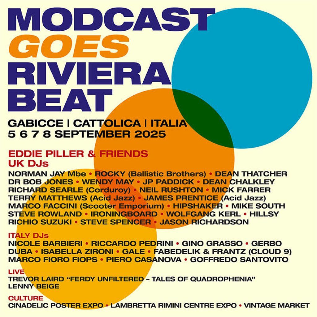 Modcast Goes Riviera Beat, 5 September | Event in Cattolica | AllEvents