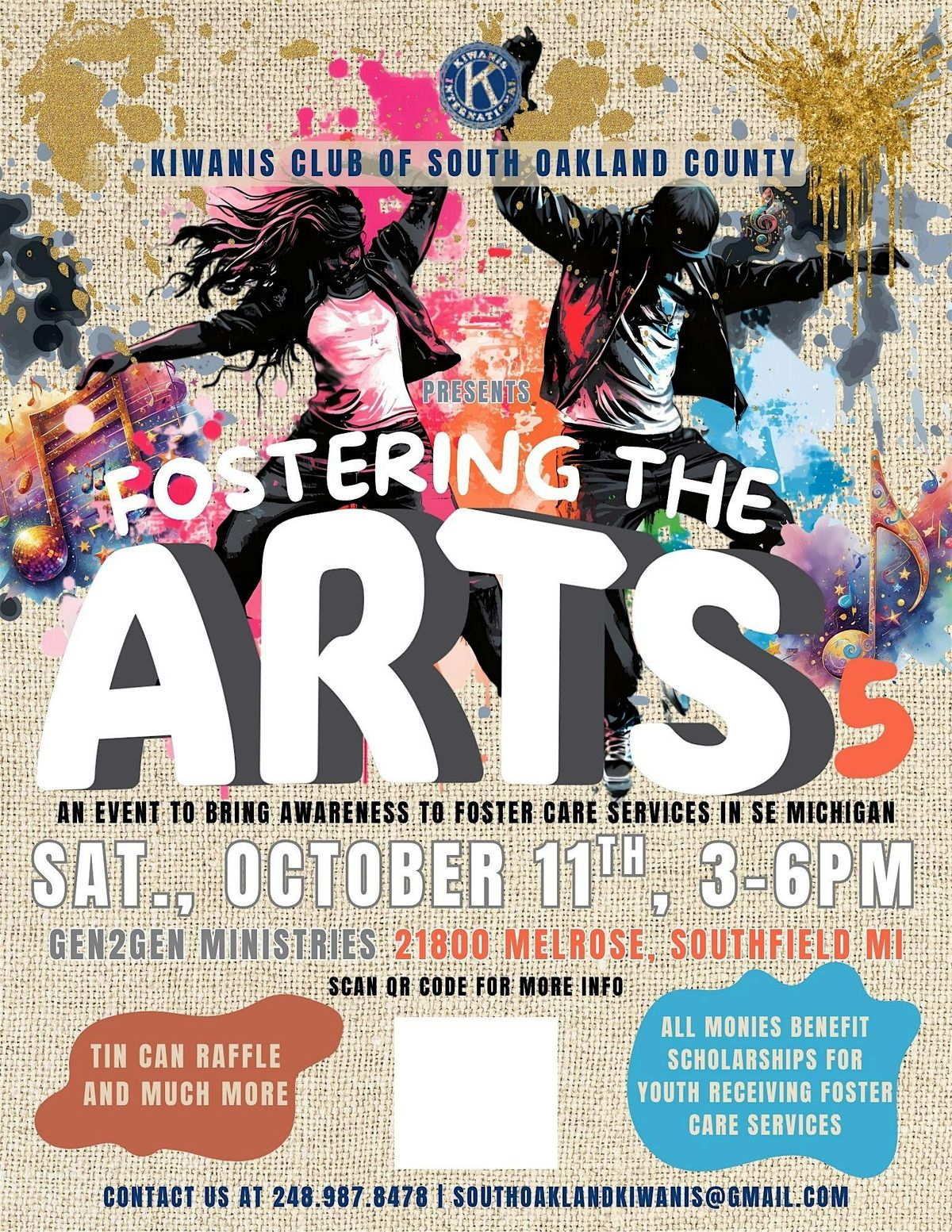 Fostering the Arts 5, 12 October | Event in Southfield | AllEvents