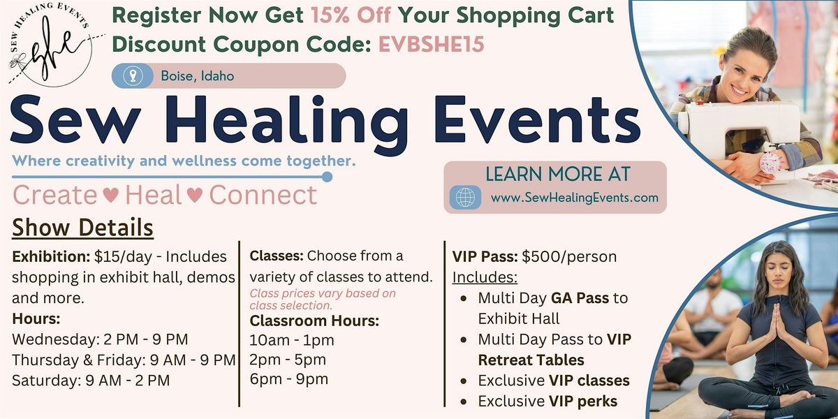 Sew Healing Retreat & Expo, 19 November | Event in Garden City | AllEvents