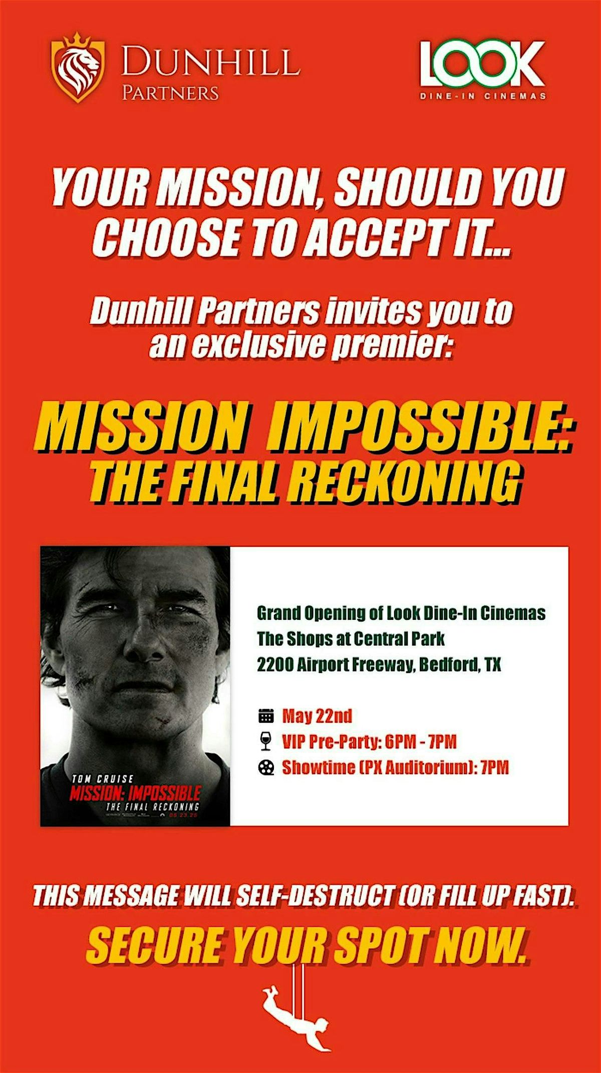 FREE Screening of Mission Impossible : Final Reckoning at LOOK  Cinemas | Event in Bedford | AllEvents
