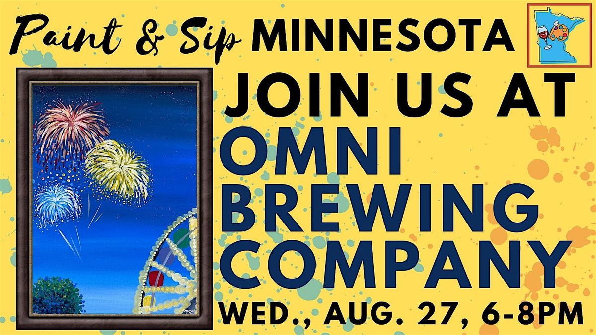 August 27 Paint & Sip at OMNI Brewery & Taproom, 27 August | Event in Maple Grove | AllEvents