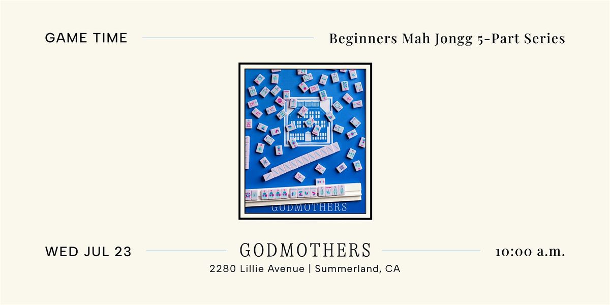 Game Time: Beginners Mah Jongg Series, 23 July | Event in Summerland | AllEvents