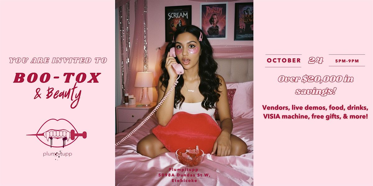 Boo-Tox & Beauty: October Open House, 24 October | Event in Toronto | AllEvents