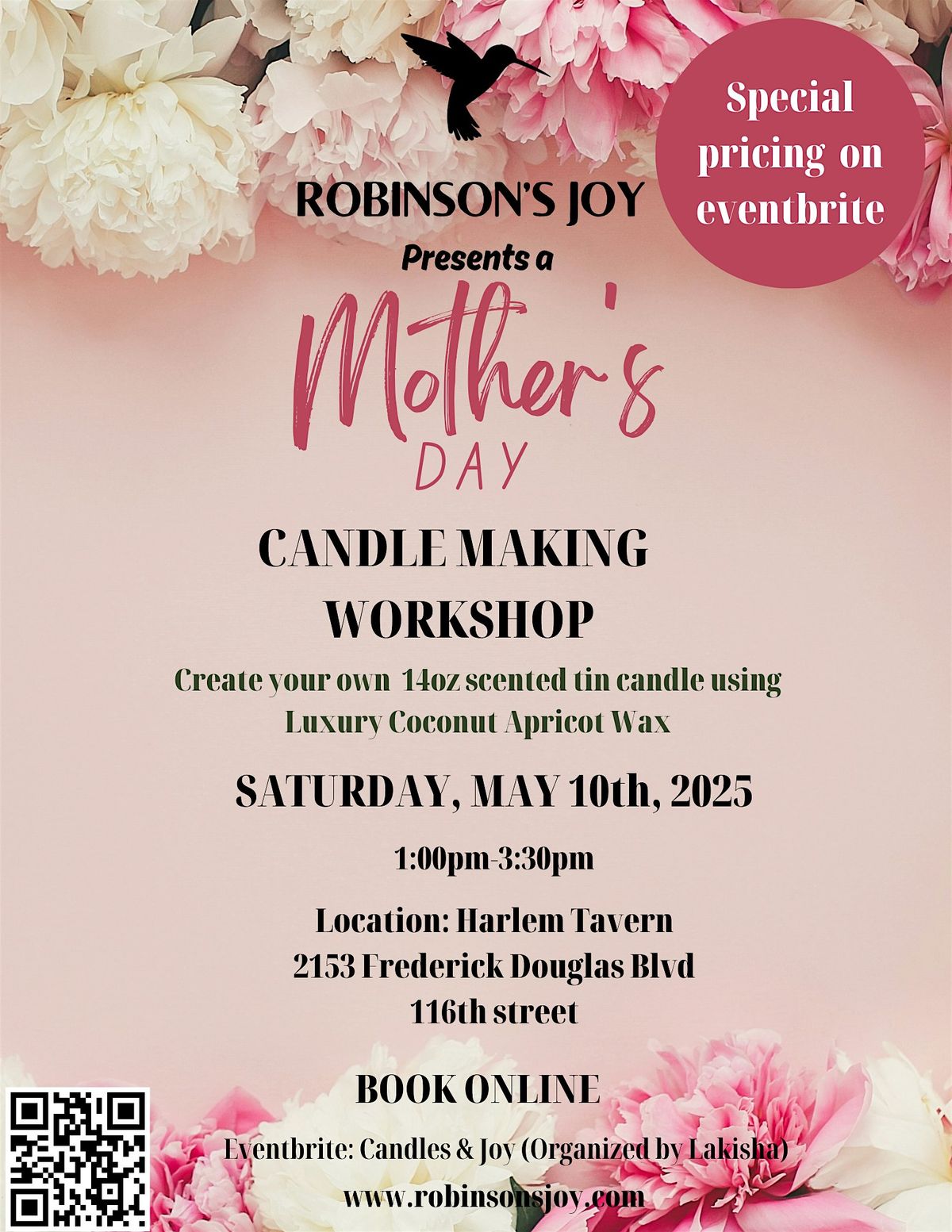 A Mother's Day Candles & Joy Workshop | Event in New York | AllEvents