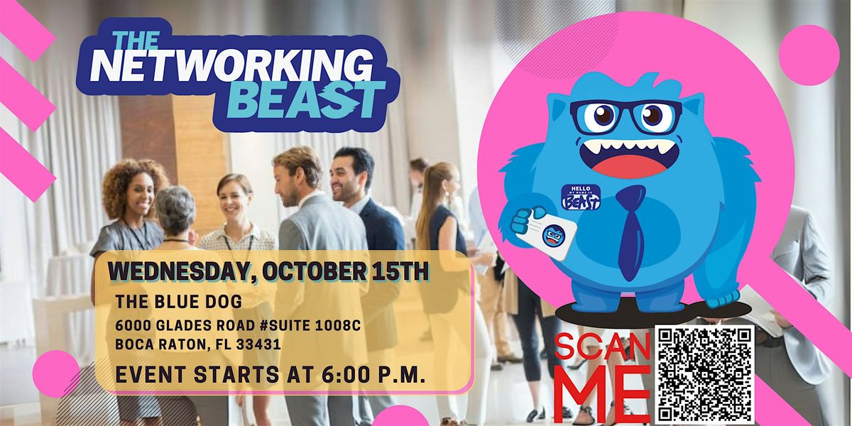 Networking Event & Business Card Exchange by The Networking Beast (BOCA), 15 October | Event in Boca Raton
