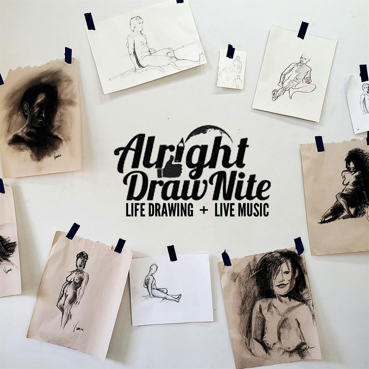 Alright DrawNite: Life Drawing + Live DJ | Event in San Antonio | AllEvents
