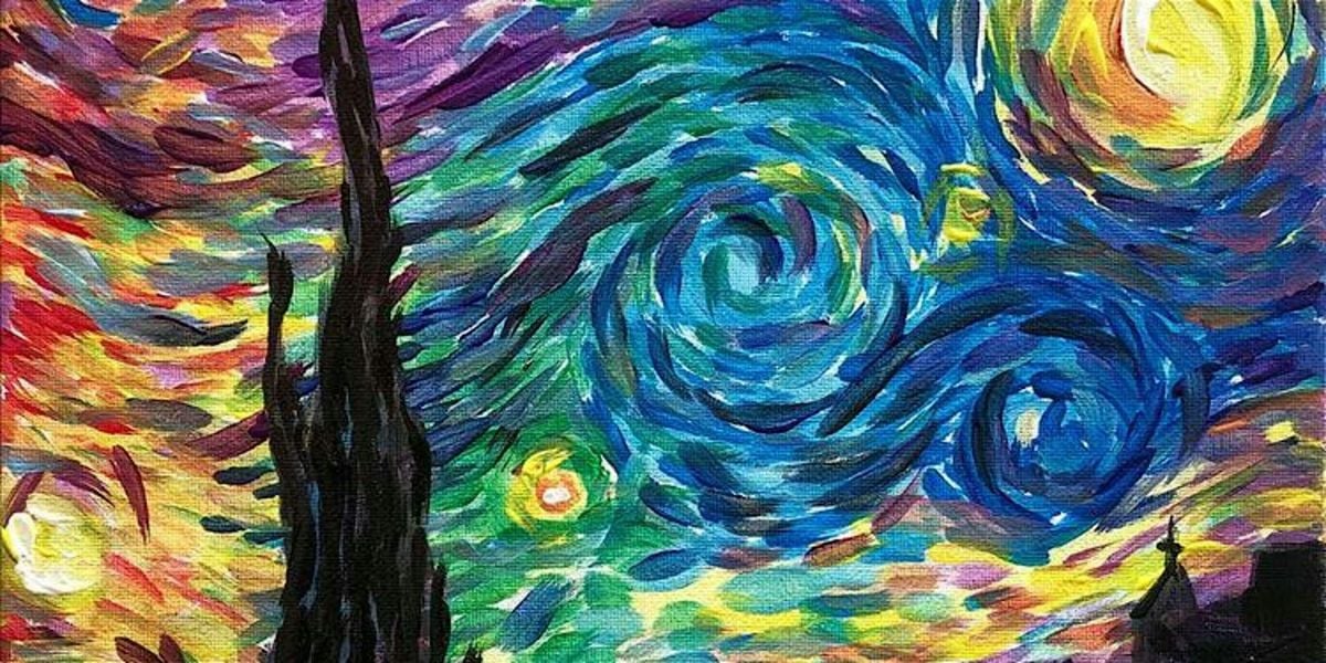 Creative Starry Nights - Paint and Sip by Classpop!™, 28 June | Event in Denver | AllEvents