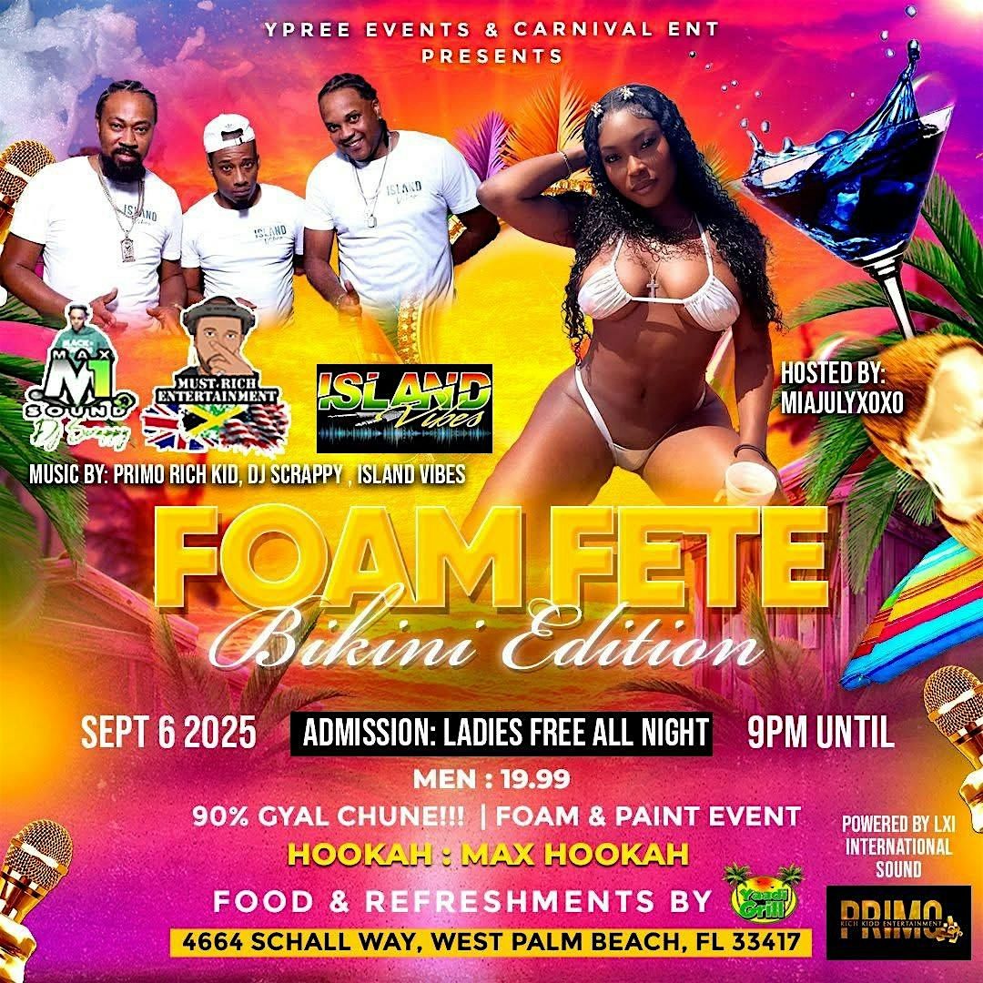 FOAM FETE PARTY, 6 September | Event in West Palm Beach | AllEvents