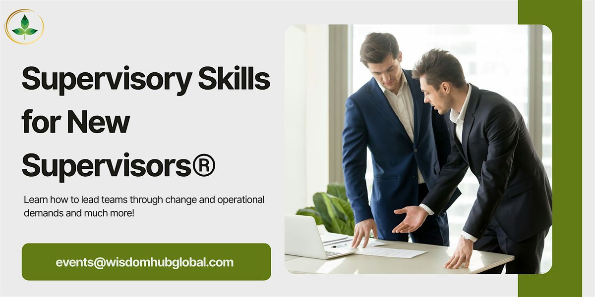 Kelowna, BC | Supervisory Skills for New Supervisors® 1 Day Workshop