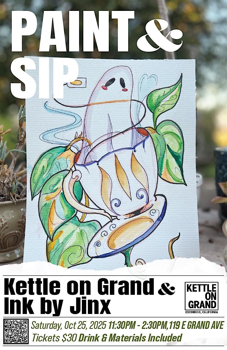 Paint & Sip @kettleongrand, 25 October | Event in Escondido | AllEvents