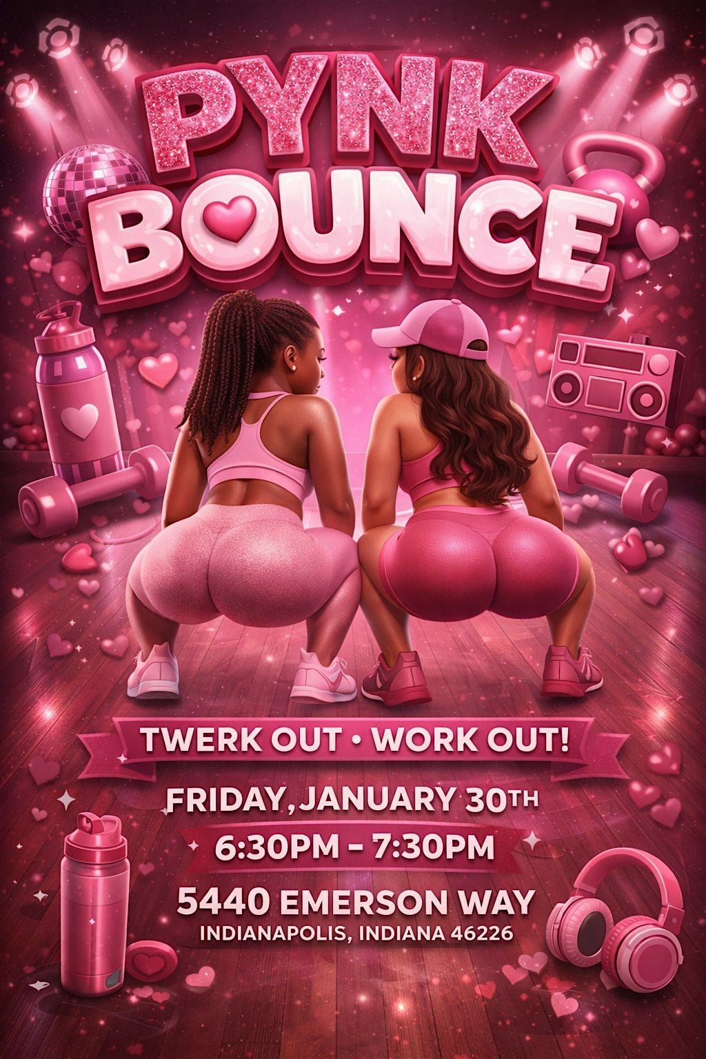 PYNK BOUNCE, 30 January | Event in Indianapolis | AllEvents